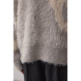 ニュアンスカウ柄Vネックニットトップス | AZUL BY MOUSSY | 詳細画像32 