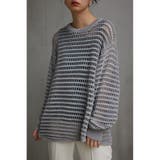 GRY | メッシュニットセットトップス | AZUL BY MOUSSY