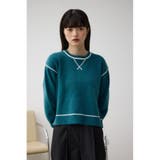 スウェットライクニットプルオーバー | AZUL BY MOUSSY | 詳細画像13 