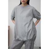 GRY | ドッキングバルーンギャザートップス | AZUL BY MOUSSY