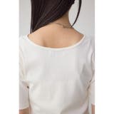 デザインネックショートTシャツ | AZUL BY MOUSSY | 詳細画像8