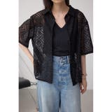 BLK | レース半袖シャツ | AZUL BY MOUSSY