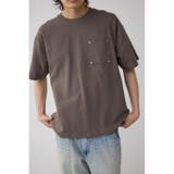 スタッズポケットリップルTシャツ | AZUL BY MOUSSY | 詳細画像23