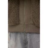 シープボア×スウェット切替防風ブルゾン | AZUL BY MOUSSY | 詳細画像27 