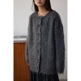 C.GRY | シャギーボタンロングカーディガン | AZUL BY MOUSSY