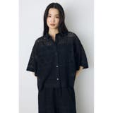レースハーフスリーブシャツ | AZUL BY MOUSSY | 詳細画像11 
