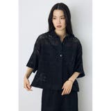 BLK | レースハーフスリーブシャツ | AZUL BY MOUSSY