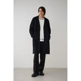 シャギーノーカラーコート | AZUL BY MOUSSY | 詳細画像4