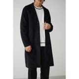 シャギーノーカラーコート | AZUL BY MOUSSY | 詳細画像1