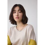 バイカラーワイドルーズニット | AZUL BY MOUSSY | 詳細画像22 