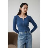 Wジップロングスリーブプルオーバー | AZUL BY MOUSSY | 詳細画像35