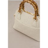 モノグラムエンボスダブルジッパーバッグ | AZUL BY MOUSSY | 詳細画像10 