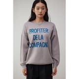 ジャガードロゴニットトップス | AZUL BY MOUSSY | 詳細画像21