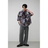 ウォーターカラーアブストラクトシャツ | AZUL BY MOUSSY | 詳細画像13