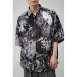 柄BLK5 | ウォーターカラーアブストラクトシャツ | AZUL BY MOUSSY