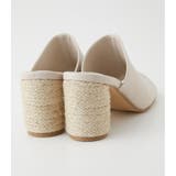 JUTE ROUND HEEL SANDALS | AZUL BY MOUSSY | 詳細画像4