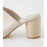 JUTE ROUND HEEL SANDALS | AZUL BY MOUSSY | 詳細画像6