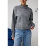 GRY | ハイネックアソートカラーニットプルオーバー | AZUL BY MOUSSY