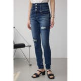 AZUL DENIM ハイウエストボタンリペアスキニー | AZUL BY MOUSSY | 詳細画像14