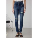 AZUL DENIM ハイウエストボタンリペアスキニー | AZUL BY MOUSSY | 詳細画像18