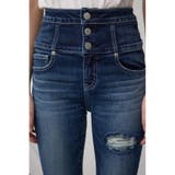AZUL DENIM ハイウエストボタンリペアスキニー | AZUL BY MOUSSY | 詳細画像21