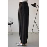 ポリエステルリネンミックスワイドパンツ | AZUL BY MOUSSY | 詳細画像6 