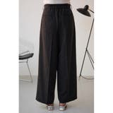 ポリエステルリネンミックスワイドパンツ | AZUL BY MOUSSY | 詳細画像7 