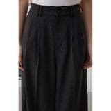 ポリエステルリネンミックスワイドパンツ | AZUL BY MOUSSY | 詳細画像8 