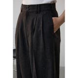 ポリエステルリネンミックスワイドパンツ | AZUL BY MOUSSY | 詳細画像10 