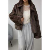 ジップアップファーコート | AZUL BY MOUSSY | 詳細画像2