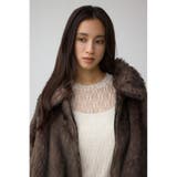 ジップアップファーコート | AZUL BY MOUSSY | 詳細画像3