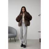 ジップアップファーコート | AZUL BY MOUSSY | 詳細画像4