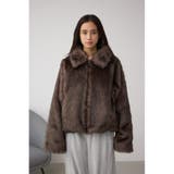 ジップアップファーコート | AZUL BY MOUSSY | 詳細画像5