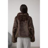 ジップアップファーコート | AZUL BY MOUSSY | 詳細画像7