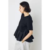 フレアヘムペプラムカットトップス | AZUL BY MOUSSY | 詳細画像9 
