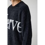 シャギージャガードロゴニット | AZUL BY MOUSSY | 詳細画像10