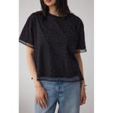 BLK | チュールアソートTシャツ | AZUL BY MOUSSY