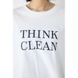 ドロップショルダーロゴ5分袖Tシャツ | AZUL BY MOUSSY | 詳細画像6 