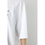 ドロップショルダーロゴ5分袖Tシャツ | AZUL BY MOUSSY | 詳細画像8 