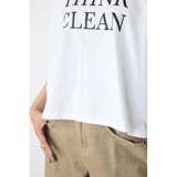 ドロップショルダーロゴ5分袖Tシャツ | AZUL BY MOUSSY | 詳細画像9 