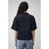 COTTON MESH HALF SLEEVE SHIRT | AZUL BY MOUSSY | 詳細画像27