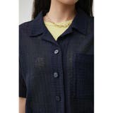 COTTON MESH HALF SLEEVE SHIRT | AZUL BY MOUSSY | 詳細画像28