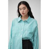 RELATECH COTTON LOOSE SHIRT | AZUL BY MOUSSY | 詳細画像2 