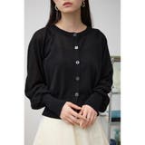 BLK | シアーニットカーディガン | AZUL BY MOUSSY