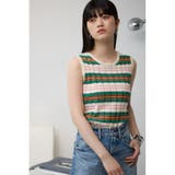 マルチボーダーノースリーブニット | AZUL BY MOUSSY | 詳細画像2 