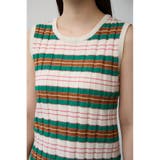 マルチボーダーノースリーブニット | AZUL BY MOUSSY | 詳細画像7 