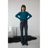 ジャガードロゴリブトップス | AZUL BY MOUSSY | 詳細画像24