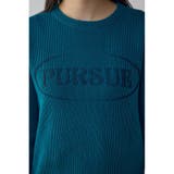 ジャガードロゴリブトップス | AZUL BY MOUSSY | 詳細画像28