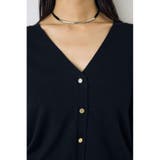 格上げVネックニットカーディガン | AZUL BY MOUSSY | 詳細画像17