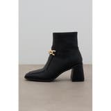 メタルチェーンショートブーツ | AZUL BY MOUSSY | 詳細画像2 